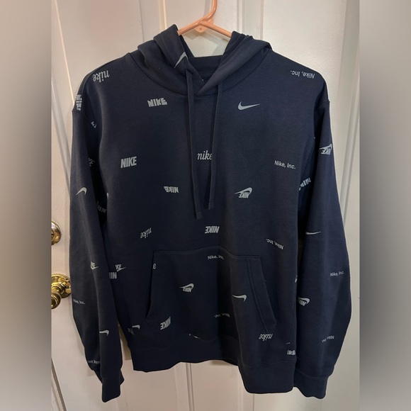 SOLD-Nike Men’s hoodie. Size small.
New, without tags.  Marine Blue. - Picture 2 of 3